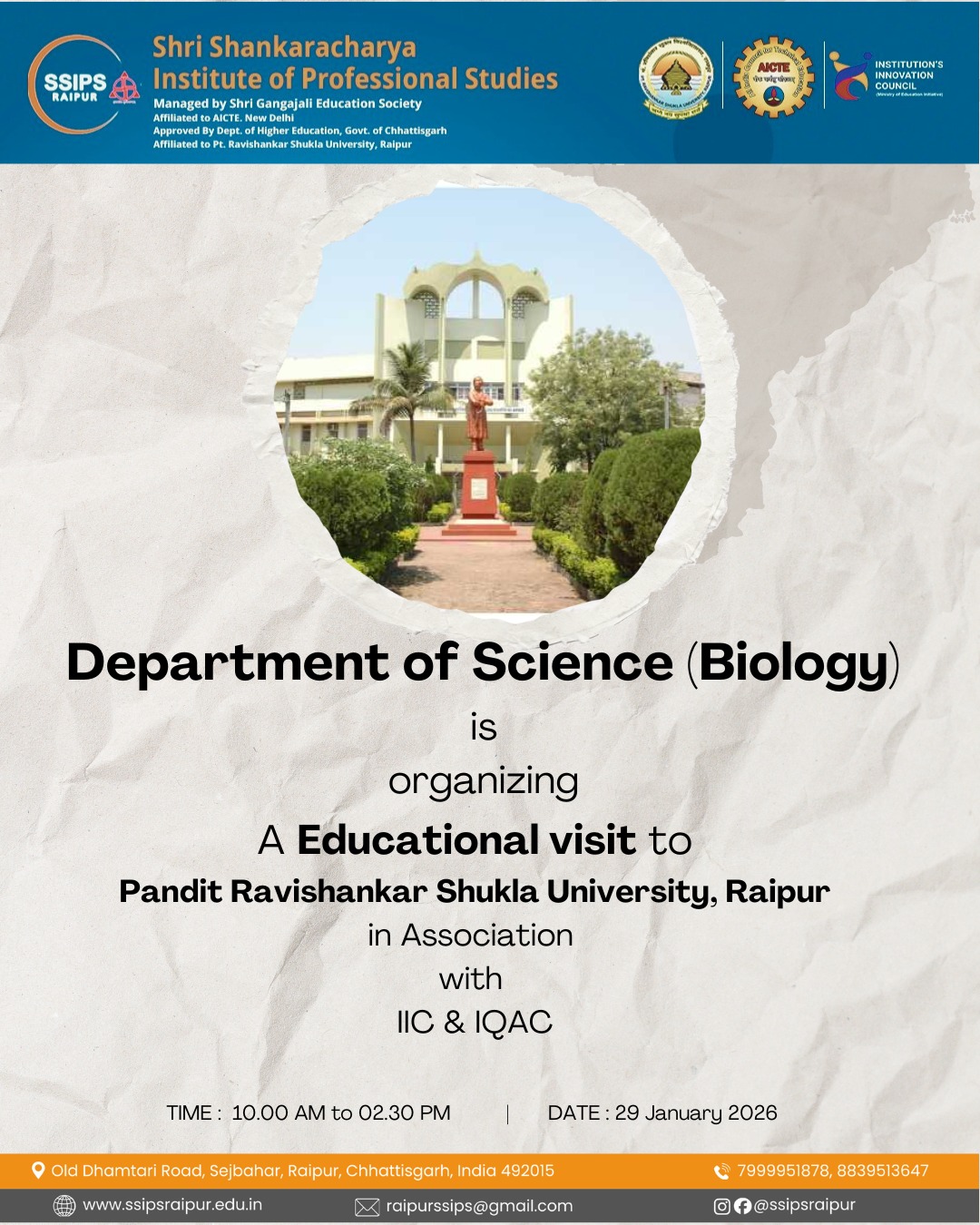 Events Gallery SSIPS Raipur