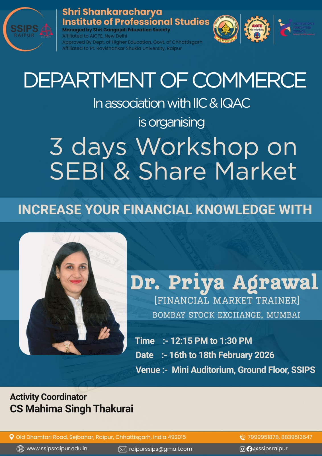 Events Gallery SSIPS Raipur