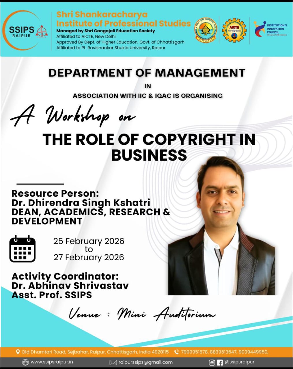 Events Gallery SSIPS Raipur