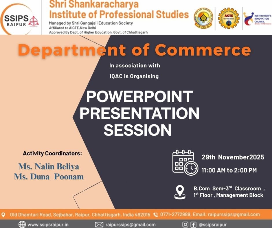 Events Gallery SSIPS Raipur