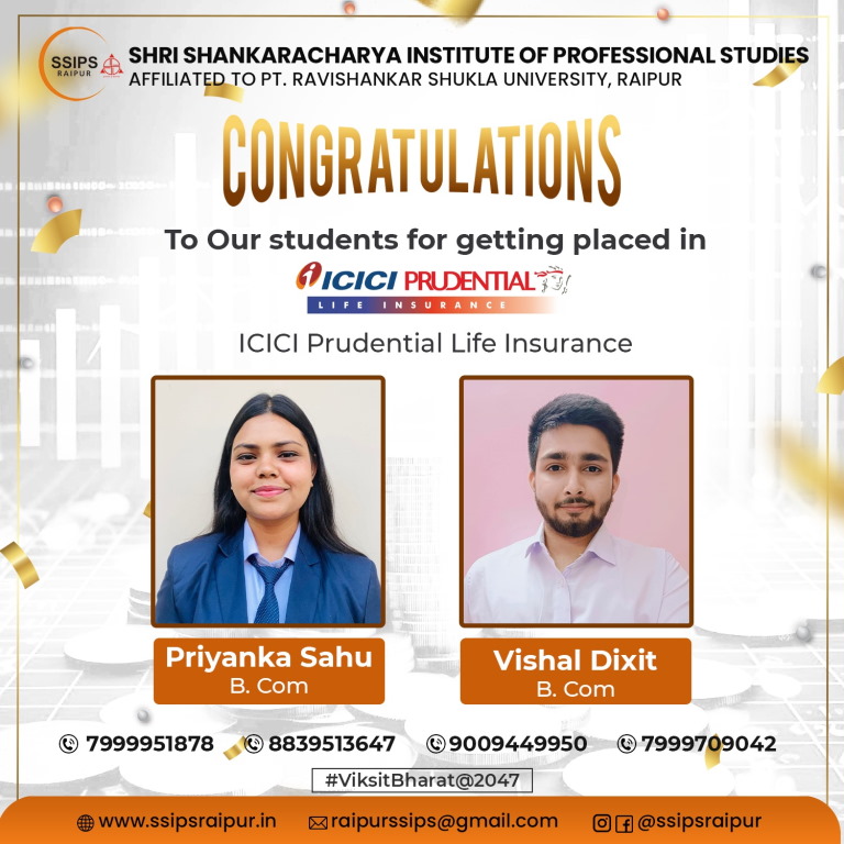 Placement at SSIPS, Raipur