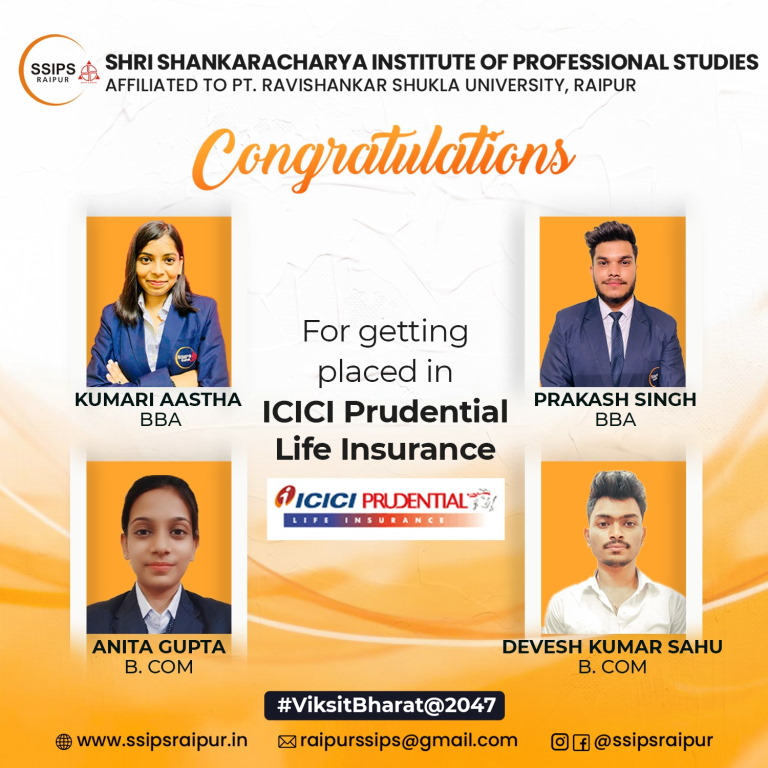 Placement at SSIPS, Raipur