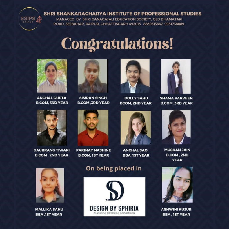 Placement at SSIPS, Raipur